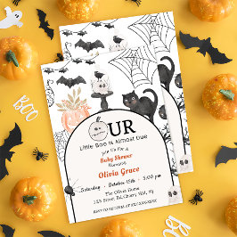 Convites Chá de fraldas De Boo Nosso Pequeno Boo Está Quase