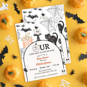 Convites Chá de fraldas De Boo Nosso Pequeno Boo Está Quase