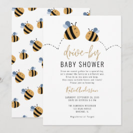 Convites Chá de fraldas de Bumble Bumble Bumble Drive by