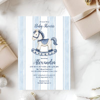 Chá de fraldas de Cavalo Azul Rochado