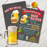 Chá de fraldas de cerveja e Fralda para o Pai a se