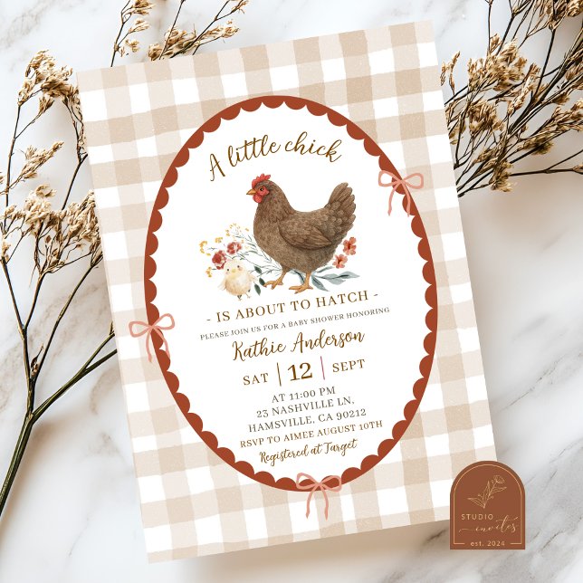 Convites Chá de fraldas De Chic De Ilustração Desenhada Pel (Criador carregado)