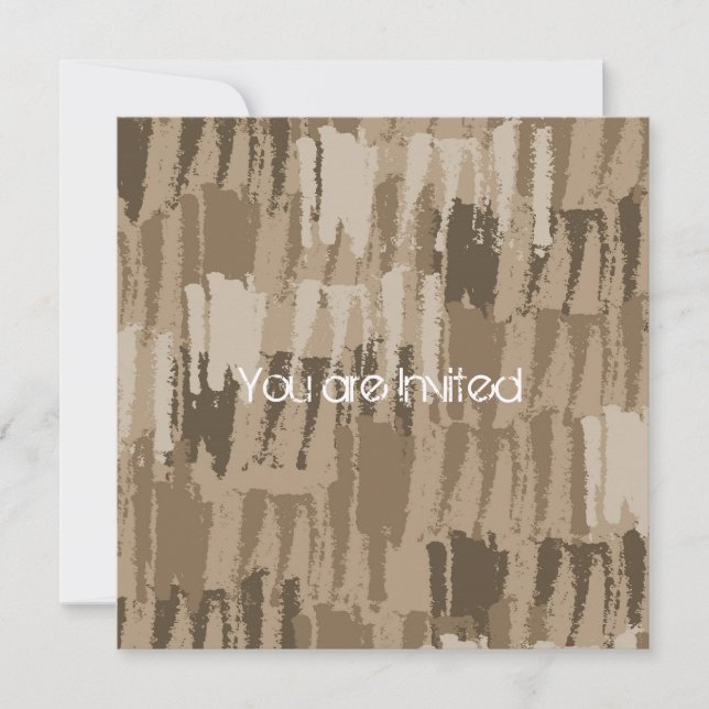 Convites Chá de fraldas de chocolate (Frente)