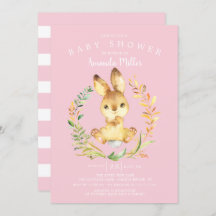 Chá de fraldas de coelhinha doce