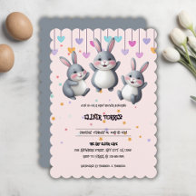 Chá de fraldas de coelhinhos de coelhinhos engraça