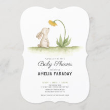 Chá de fraldas de coelho doce