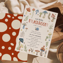 Chá de fraldas de Cogumelo com Aquarela