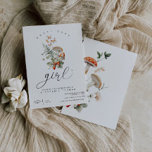 Chá de fraldas de cogumelos e morangos