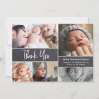 Chá de fraldas de Colagem de Fotos de Handletterin
