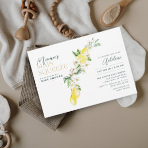 Convites Chá de fraldas de compressão principal da mãe de L