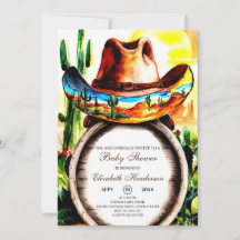 Chá de fraldas de cowboy de chapéu magro ocidental