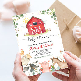 Convites Chá de fraldas de Criações Vermelhas