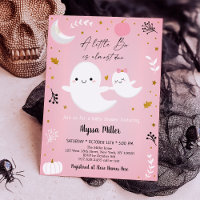 Chá de fraldas de Dia das Bruxas Rosa Ghost Little