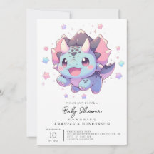 Chá de fraldas de Dinossauro Doce Mítico