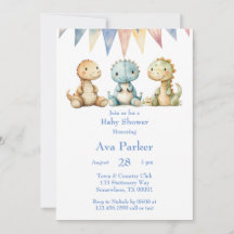 Chá de fraldas de Dinossauros e Amigos