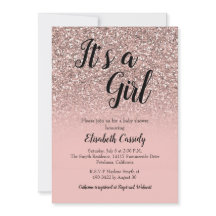 Chá de fraldas de Dissipador de Glitter Dourado Ro