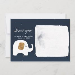 Convites Chá de fraldas De Elefante De Pequena Estrela Bril