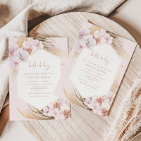 Chá de fraldas de erva Boho pampas