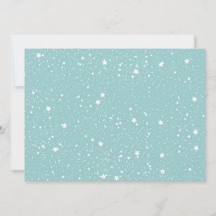 Convites Chá de fraldas de estrelas azuis