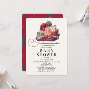 Convites Chá de fraldas de Feriado de Ofertas Especiais