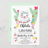 Chá de fraldas de festa para ilustração de lama ca