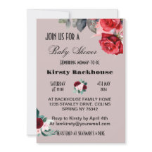 Chá de fraldas de Flor de Água Vermelha