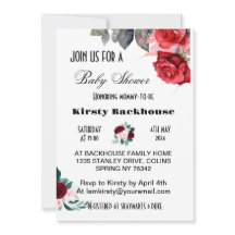 Chá de fraldas de Flor de Água Vermelha