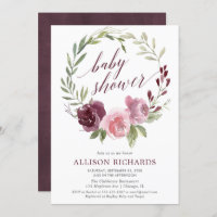 Chá de fraldas de flores florais da coroa azul