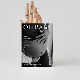 Convites Chá de fraldas de fotos de cobrir para revistas br