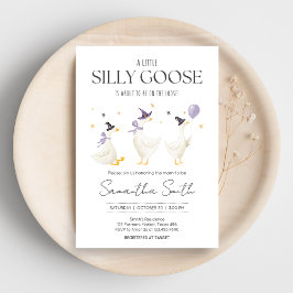 Convites Chá de fraldas de Ganso bobo