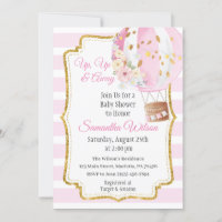 Chá de fraldas de Garota Balão de Ar Quente