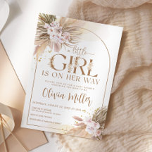 Chá de fraldas de Garota do Deserto Boho Pampas