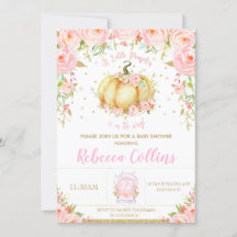 Chá de fraldas de Garota Floral Rosa-Rosa Chic