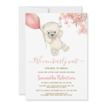 Chá de fraldas de Garota Rosa-Rosa do Urso Polar u