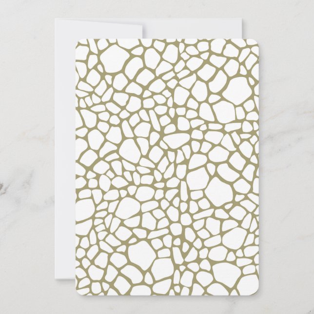 Convites Chá de fraldas de Impressão de Namorada Branca Dou (Frente)