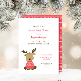 Convites Chá de fraldas de Largura de Vendedor de Inverno