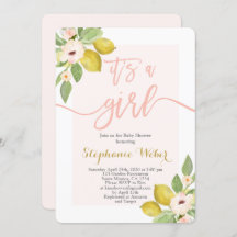 Chá de fraldas de limão