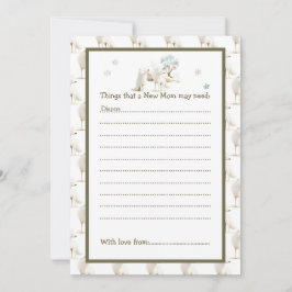 Convites Chá de fraldas de Lobo Ártico de Inverno Cujo Inve