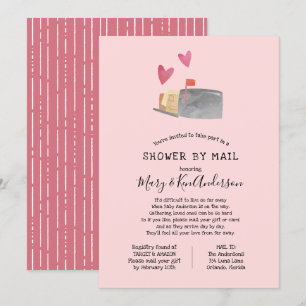 Convites Chá de fraldas de Longa Distância por Email