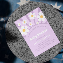 Chá de fraldas de margarida roxa roxa-rosa-verde-g