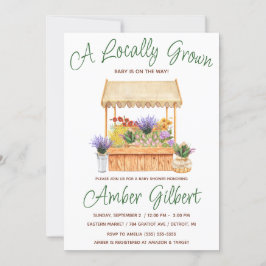 Convites Chá de fraldas de mercado mais florescente do agri