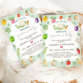 Convites Chá de fraldas De Mercado Para Criadores De Bebês 