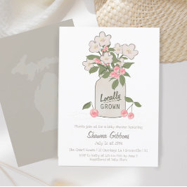 Convites Chá de fraldas de Michigan localmente cultivado