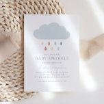 Convites Chá de fraldas de Nuvem do Rainbow Baby Sprinkle R<br><div class="desc">Celebrar um pouco no caminho com este convite de aspersão para bebês,  tema da nuvem de chuva colorida!</div>