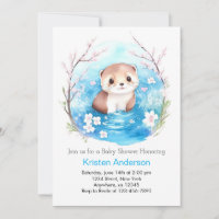 Chá de fraldas de Oásis de Aquarela Feliz de Otter
