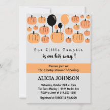 Chá de fraldas de outono de Abóbora