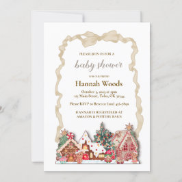 Convites Chá de fraldas de pão-duro