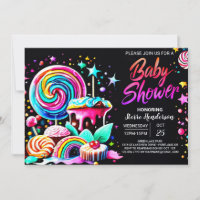 Chá de fraldas de Paraíso de Candy Lollipop