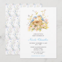 Chá de fraldas de pássaros primavera