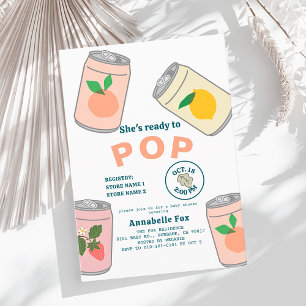 Convites Chá de fraldas de Pop de Soda Pronta para Pop